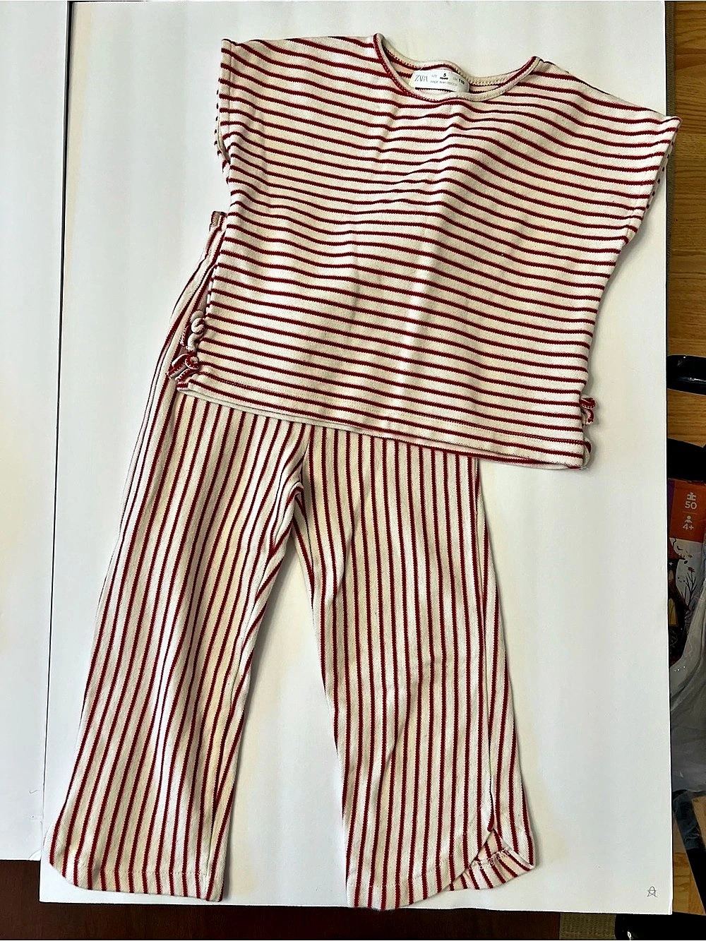 Zara Girls Striped Matching Set Size 5